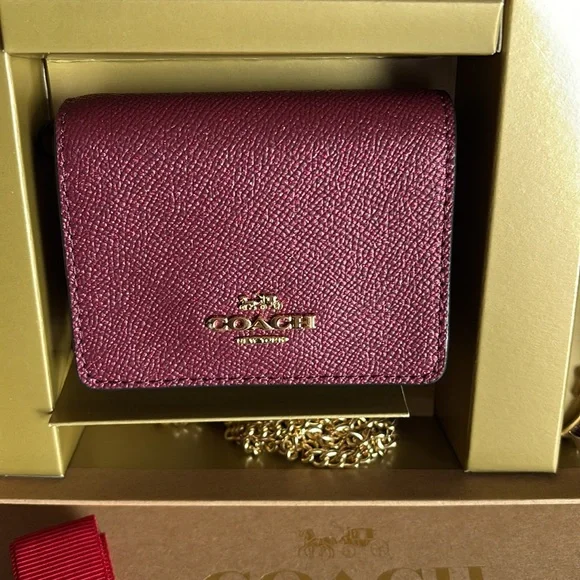 Coach Mini Wallet On A Chain - Picture 7 of 14